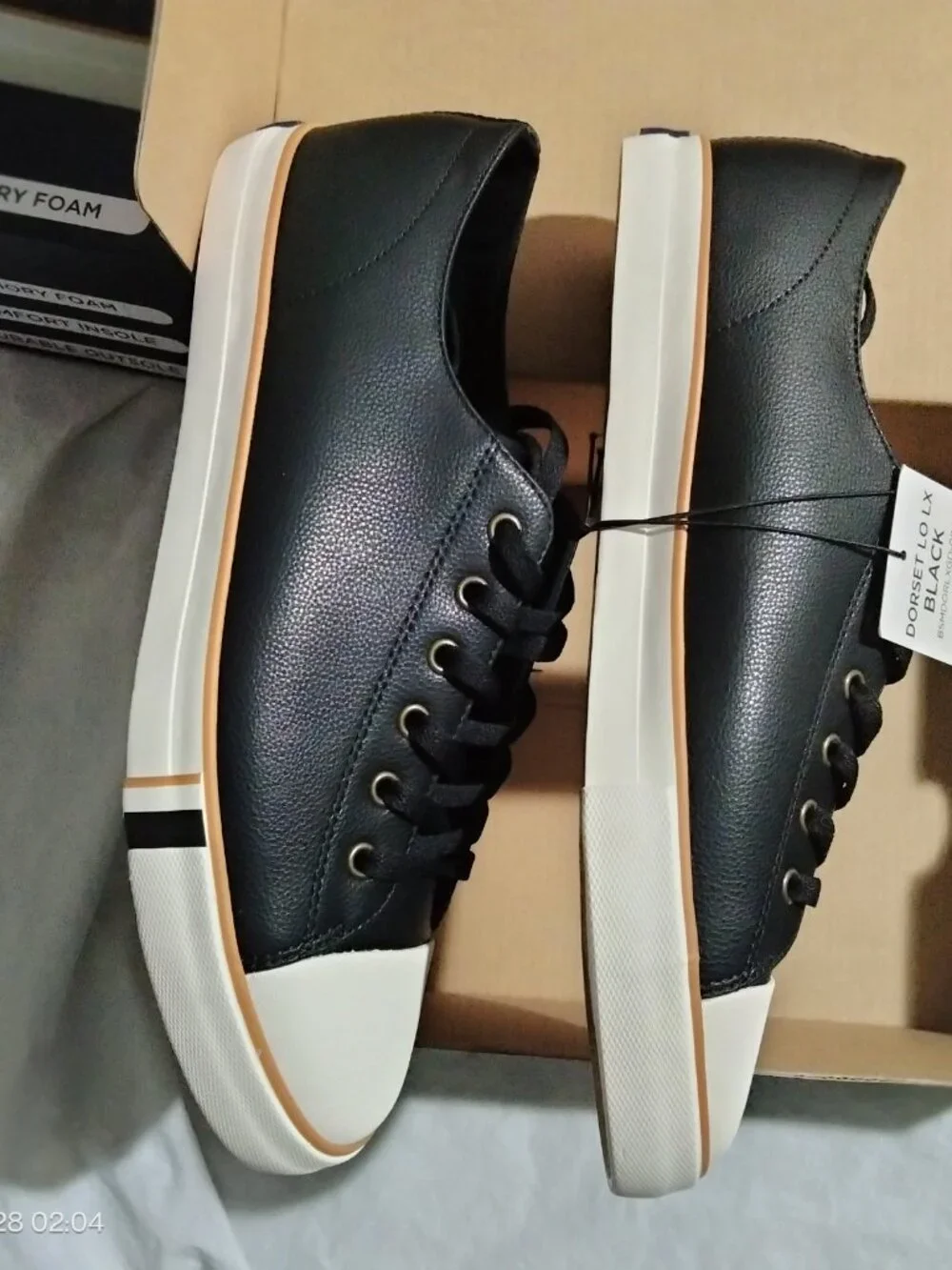 Ben Sherman Men's Dorset Lo LX Sneakers Black Size 9.5-11 NIB Item #1906881